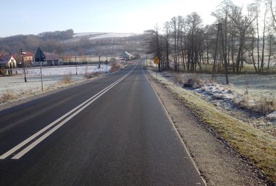 Odnowa  drogi wojewódzkiej Nr 986 Tuszyma – Ropczyce  – Wiśniowa w miejscowości Wielopole Skrzyńskie