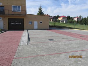 Przebudowa wjazdu i placu manewrowego pod remizą OSP w Nawsiu