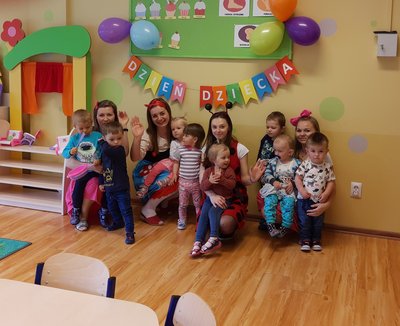 Dzień Dziecka w Gminnym Żłobku "Maluszek" utworzonym w ramach środków Unii Europejskiej