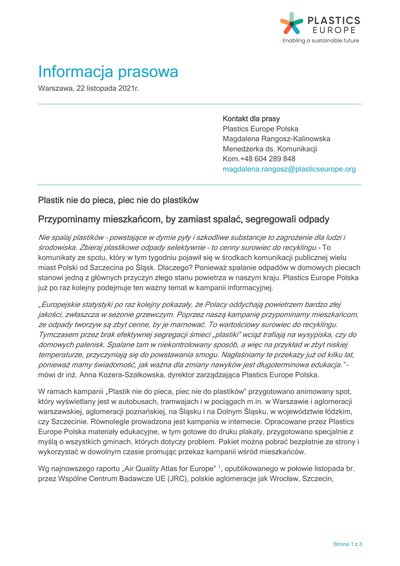 Plastik nie do pieca, piec nie do plastików