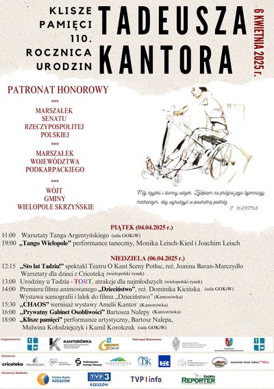 KLISZE PAMIĘCI w 110 rocznicę urodzin Tadeusza Kantora