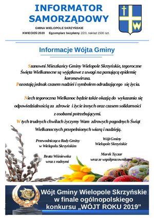 Informator Samorządowy - Kwiecień 2020
