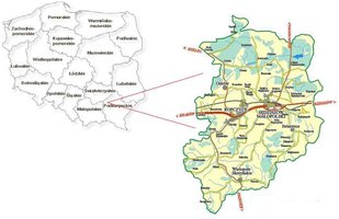 Położenie gminy Wielopole Skrzyńskie