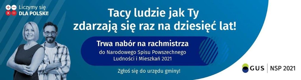 Ogłoszenie o uzupełniającym naborze kandydatów na rachmistrza spisowego