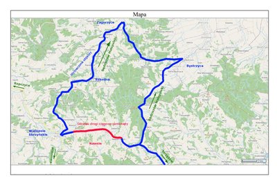 Czasowe zamknięcie drogi w Nawsiu