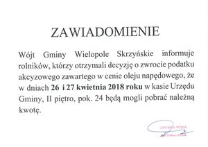 Zwrot podatku akcyzowego