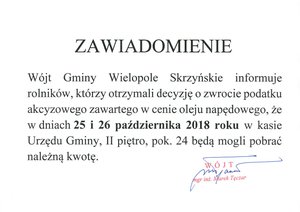 Zwrot podatku akcyzowego