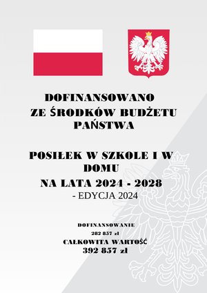 Posiłek w szkole i w domu na lata 2024 - 2028