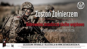 Zaplanuj swoją przyszłość - Wstąp do Wojska Polskiego