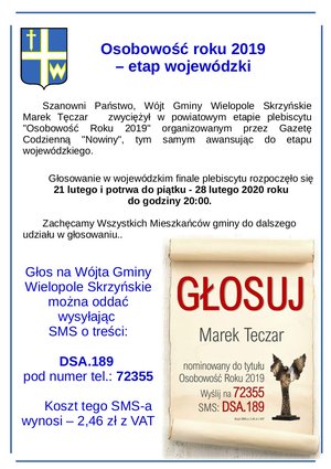 Osobowość roku 2019  – etap wojewódzki