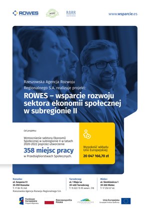 "ROWES - wsparcie rozwoju sektora ekonomii społecznej w subregionie II"