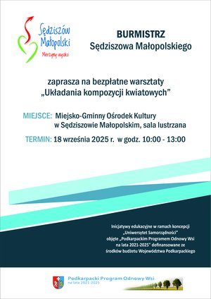 Układanie kompozycji kwiatowych