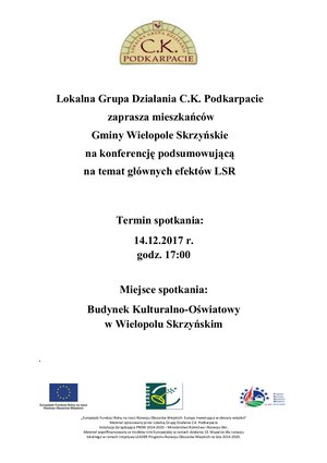 Konferencja podsumowująca na temat głównych efektów LSR