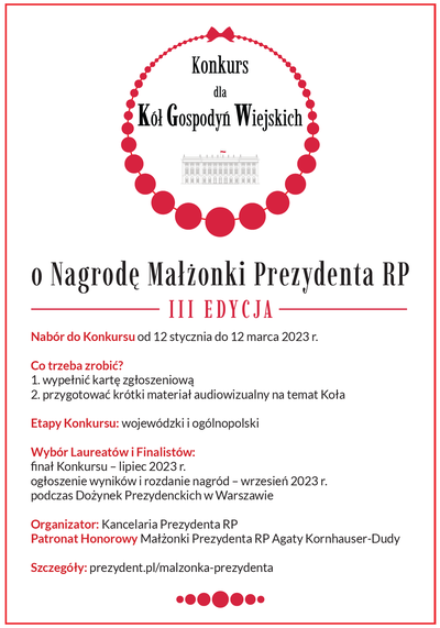 Konkurs dla Kół Gospodyń Wiejskich