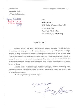 Interpelacja radnego