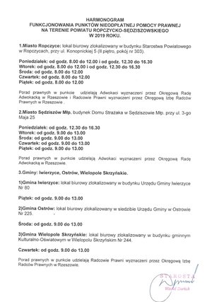 Nieodpłatna pomoc prawna