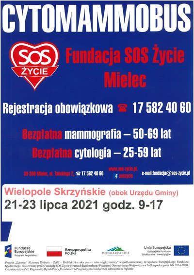 Bezpłatne badania mammografia i cytologia