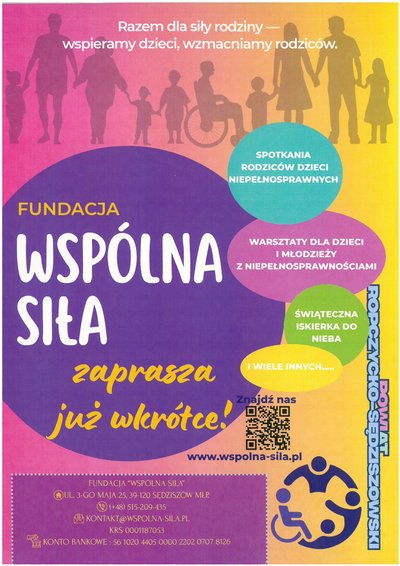 Fundacja Wspólna Siła zaprasza już wkrótce!