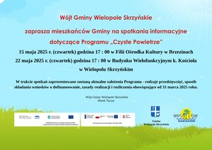 Czyste powietrze - spotkania informacyjne