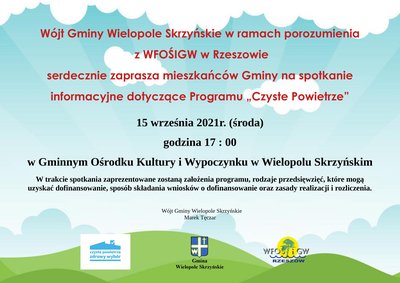 Spotkanie informacyjne dotyczące programu "Czyste Powietrze"