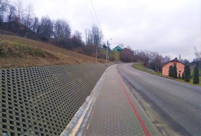 Budowa chodnika dla pieszych wzdłuż drogi powiatowej  Sędziszów Małopolski - Bystrzyca - Wielopole Skrzyńskie w miejscowości Nawsie