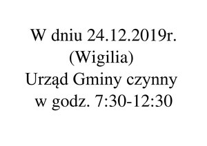 INFORMACJA DLA MIESZKAŃCÓW