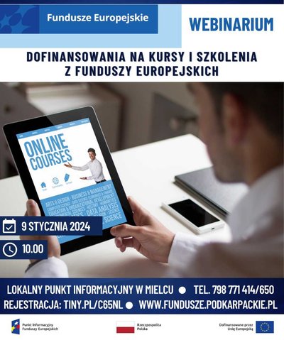 Dofinansowania na kursy i szkolenia z Funduszy Europejskich