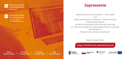 Konferencja nt. Sztuczna inteligencja, cyberbezpieczeństwo, innowacje technologiczne.  Wyzwania dla rozwoju kompetencji