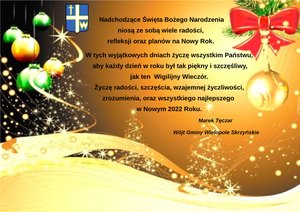 Życzenia Świąteczne Wójta Gminy Wielopole Skrzyńskie