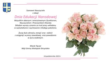Życzenia na Dzień Edukacji Narodowej