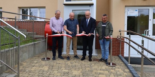 Uroczyste oddanie do użytku windy w Szkole Podstawowej Nr 1 im. ppłka Ludwika Marszałka „Zbroi” w Brzezinach.