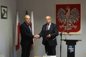 Oficjalne powierzenie stanowiska Dyrektora Szkoły Podstawowej  im. ppłka. Ludwika Marszałka „Zbroi” w Brzezinach