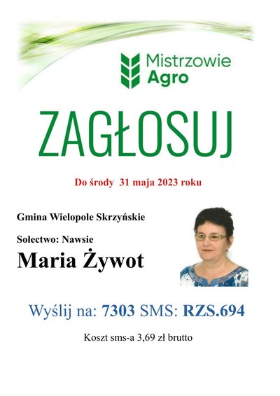 Sołtys Roku - trwa głosowanie w Finale Wojewódzkim